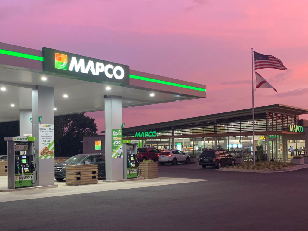 MAPCO forecourt and storefront